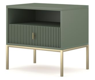 ÉJJELISZEKRÉNY, FURNLUX CLASSIC, MAGGIORE, 54x39x52cm, ZÖLD, MŰFA