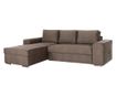 Ъглов диван Начос ляв ъгъл HM3279.03L кафяв цвят