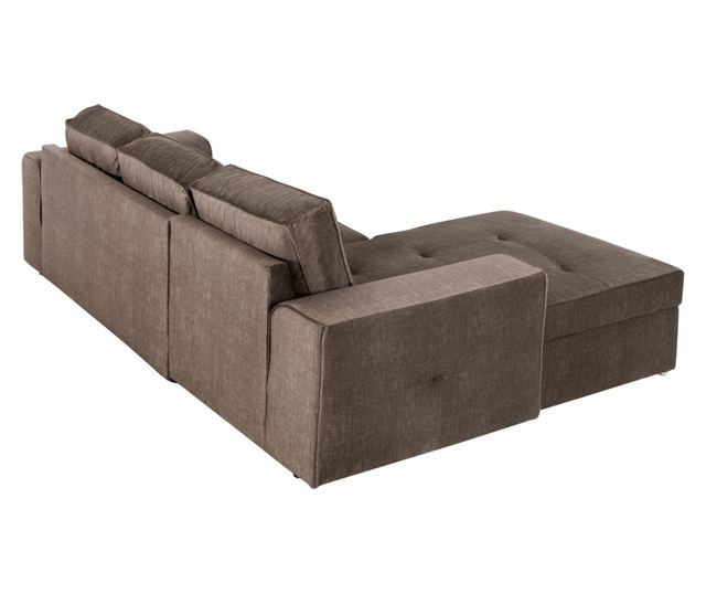 Ъглов диван Начос ляв ъгъл HM3279.03L кафяв цвят