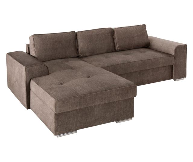 Ъглов диван Начос ляв ъгъл HM3279.03L кафяв цвят