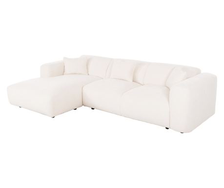 Ъглов диван Брик ляв ъгъл HM3275.02L цвят екрю