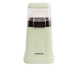 Popcorn gép Retro CREATE, kapacitása 80 g, mindössze 3 perc alatt kész, könnyen használható, 1200 W, adagolókanál, kicsi és komp