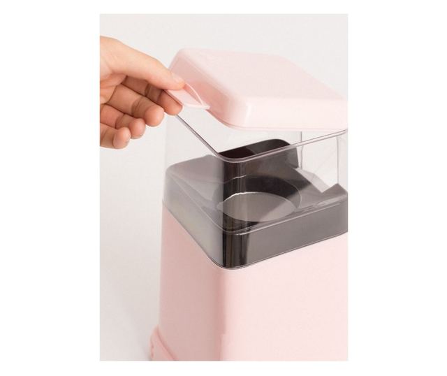 Popcorn gép Retro CREATE, kapacitása 80 g, mindössze 3 perc alatt kész, könnyen használható, 1200 W, adagolókanál, kicsi és komp