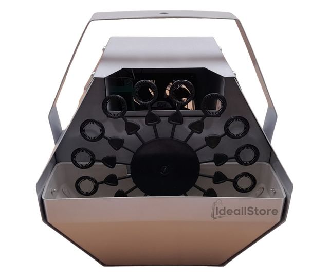 Paket aparata za balone, tekućina za balone od 5 l i profesionalni dimni aparat, IdeallStore®, nehrđajući čelik, daljinski uprav