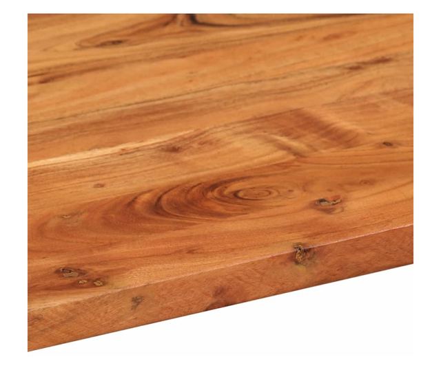 tömör akácfa ovális asztallap 90 x 40 x 2,5 cm