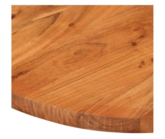 tömör akácfa ovális asztallap 110 x 50 x 3,8 cm