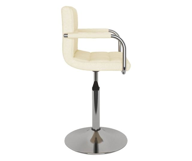 Barski stol, krem, blago