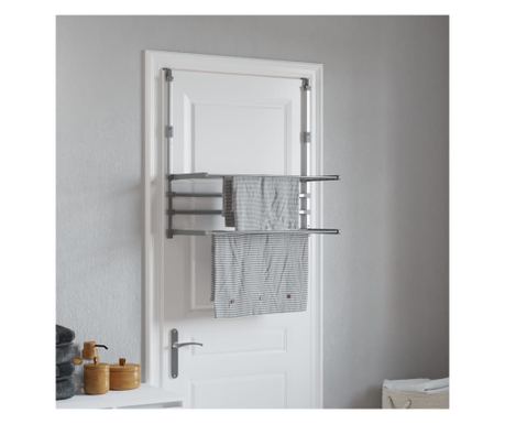 Sušilo za balkon 89x25x(60-95) cm Aluminij