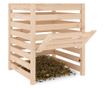Компостер, 63,5x63,5x77,5 см, Масивна борова дървесина thumbnail 4