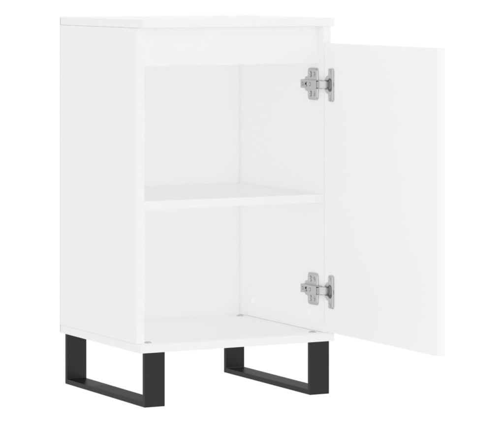 Komoda, 2 kom, bijela, 40x35x70 cm, konstruirano drvo - 7