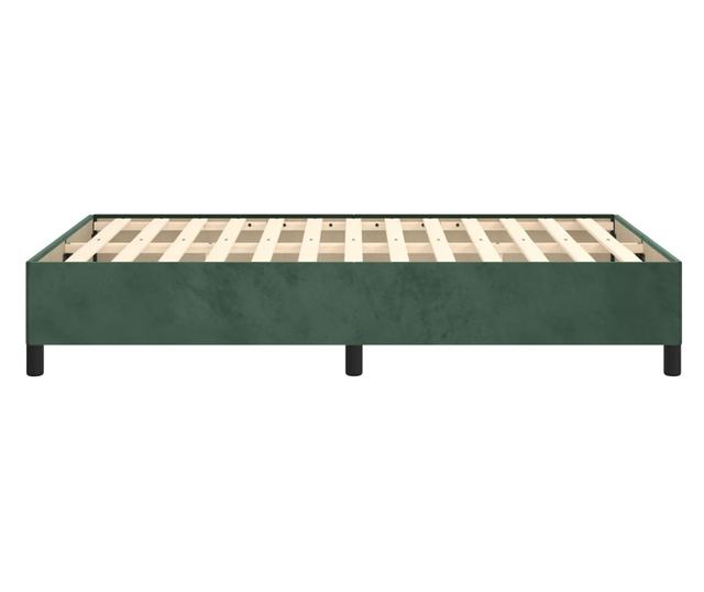 sötétzöld bársony ágykeret 120 x 190 cm
