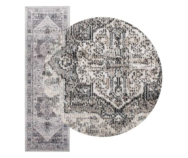 ARBIZU többszínű vintage stílusú bel-/kültéri szőnyeg 80x250 cm