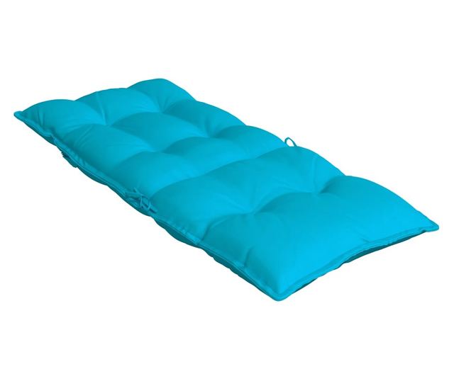 4 db türkizkék oxford szövet magas háttámlájú székpárna