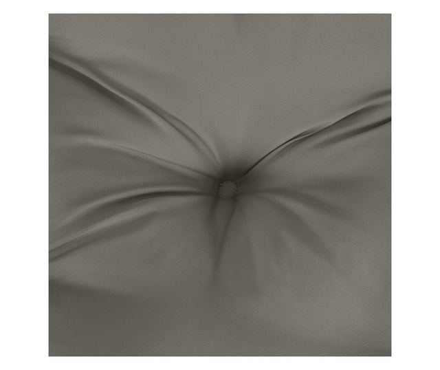 2 db melange sötétszürke szövet háttámlás székpárna 100x50x7 cm