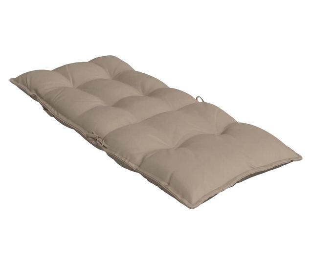 2 db tópszínű oxford-szövet magas háttámlájú székpárna