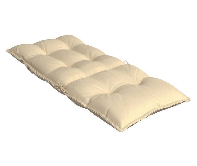 2 db bézs oxford-szövet magas háttámlájú székpárna