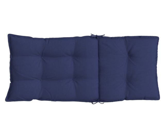 6 db tengerészkék oxford szövet magas háttámlájú székpárna