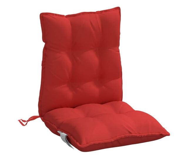 6 db piros oxford szövet háttámlás székpárna