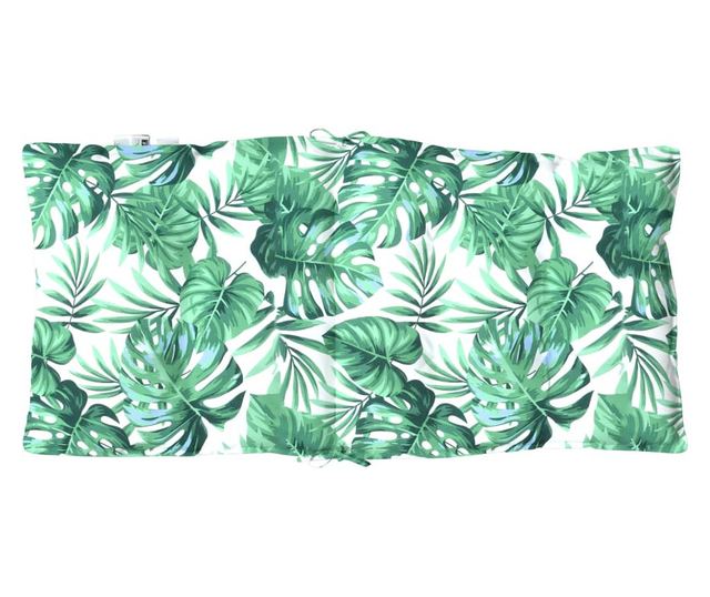 6 db levélmintás oxford szövet alacsony háttámlájú székpárna