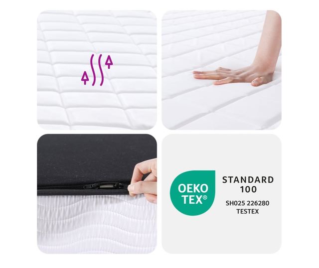 közepesen puha habmatrac 140x190 cm