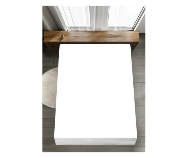 Majoli Bahar Home Collection gumis ágynemű, 100% pamut ranforce 144TC, 140x200+30 cm, Fehér