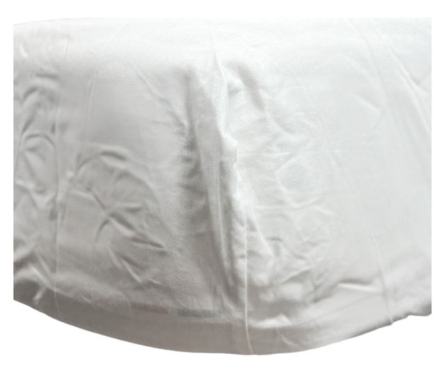 Majoli Bahar Home Collection gumis ágynemű, 100% pamut ranforce 144TC, 140x200+30 cm, Fehér