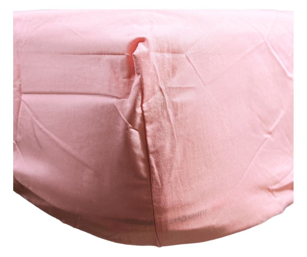 Cearsaf de pat cu elastic Majoli Bahar Home Collection, 100% bumbac ranforce 144TC, 140x200+30 cm, Roz - 5