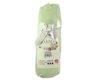 Plahta s elastikom Majoli Bahar Home Collection, 100% pamuk ranforce 144TC, 90x200+30cm, Svijetlo zelena