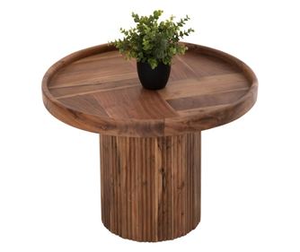 Masuta de cafea, lemn acacia, Rajjeh, 60x45 cm