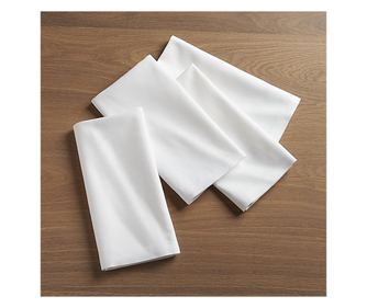 10 db-os Kotonia Home Hotel szalvéta készlet, 100% pamut, kreton, 45x45 cm, fehér