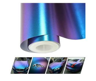 Автомобилно фолио Cameleon Blue/Violet за цялостно обвиване, Термопластично, с технология "BUBBLE FREE", Гланцово покритие, разм