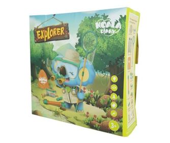 Cyrax Set camping micutul explorator pentru exterior, 3 accesorii vestimentare, 9 ustensile de joaca, 8 carti educative cu insec