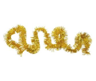 Beteala Craciun, Flippy, auriu, marimea: 2 m x 7 cm material:folie PVC, interior/exterior