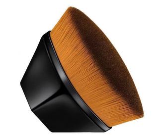 Pensula kabuki plata pentru fond de ten, negru