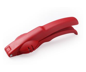Dispozitiv de spart nuci si castane ABS si otel, 17.5 x 5.5 x 5 cm, usor de utilizat, rosu