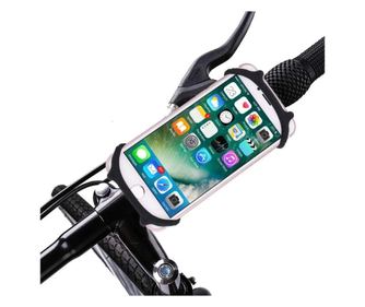 Suport Telefon pentru Bicicleta, Motocicleta, Trotineta, din Silicon 4-7 inch, Negru