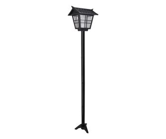 Lampa solara de tip stalp pentru gradina, Alb Rece