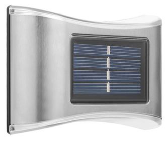 Aplica solara LED ABS/Policarbonat, rezistenta la apa IP65, 6 LED-uri, pentru perete, trepte, borduri, terasa, 1.2V, 600mah, 10