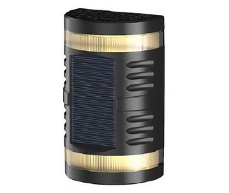 Lampa solara LED decorativa cu lumina bidirectionala IP65, 1.2V, 600mah, 15.1 x 9 x 6 cm, material ABS, alb cald
