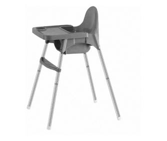 Scaun de masa telescopic pentru bebelusi si copii, Cyrax, cu Suport picioare si Centura de siguranta, reglabil pe inaltime, Vars