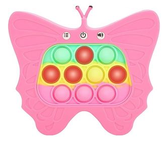 Jucarie Interactiva Tip Consola pentru Copii, Cyrax, Diferite Moduri de Joc, 120 Nivele, Material ABS/silicon, Sunete si Lumini,