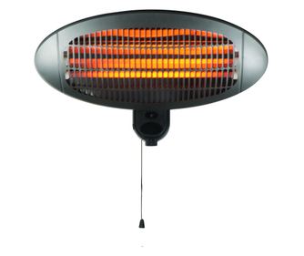 Отоплител за тераса Well с кварц 2000W, монтиращ се на стена