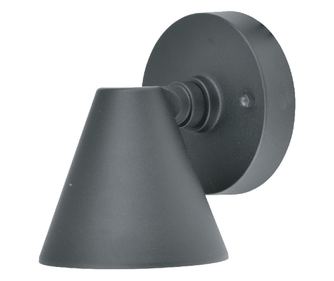 Aplica perete exterior Well Napoli GU10 35W IP44 gri inchis