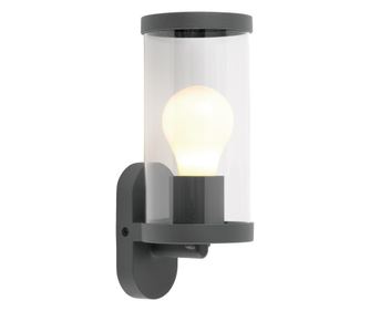 Aplica perete exterior Well Treviso E27 60W IP44 gri inchis