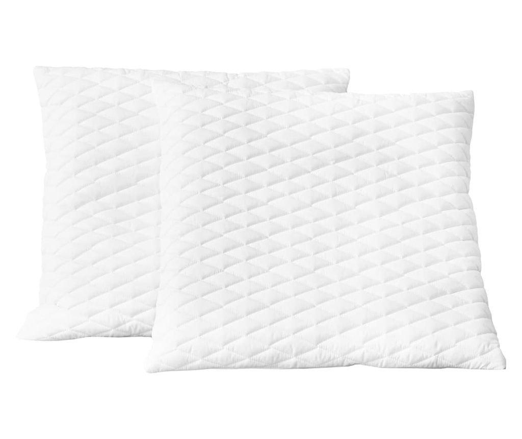 vidaXL Perne, 2 buc., 80x80x14 cm, spumă cu memorie