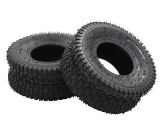 Външни и вътрешни гуми за количка, 4 бр, 15x6,00-6 4PR, каучук