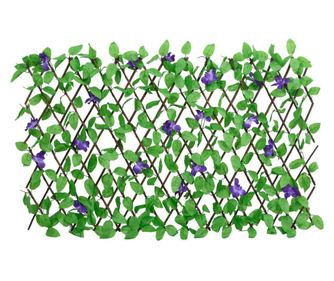 vidaXL Spalier cu iederă artificială, extensibil, verde, 180x70 cm