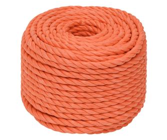 vidaXL Frânghie de lucru, portocaliu, 24 mm, 100 m, polipropilenă