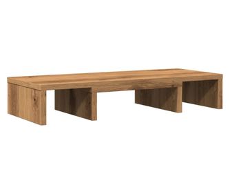 vidaXL Suport monitor reglabil, stejar artizanal, 60x24x10,5 cm, lemn