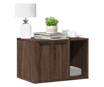 Заграждение за котешка тоалетна 60x40x40 см инженерно дърво